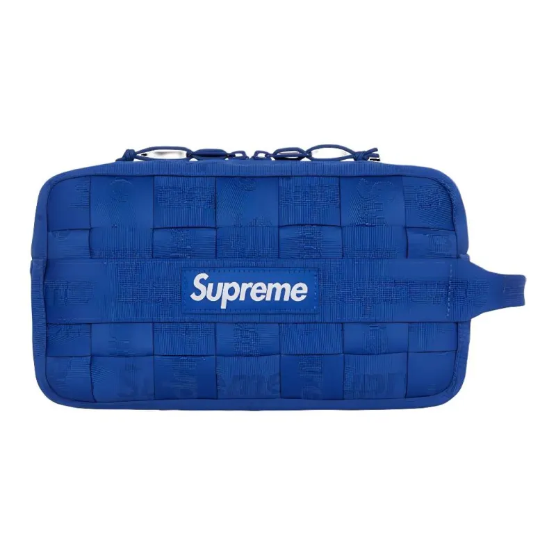 Supreme Fabric Clutch Regular Unisex Blue-0