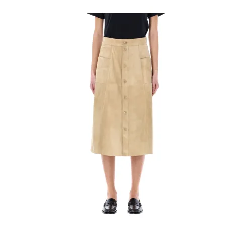 Polo Ralph Lauren Casual Long Skirts Women's Beige