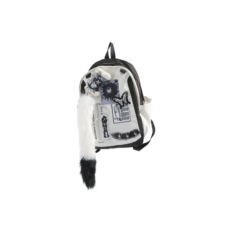 SUN ERATH&U Nylon Fabric Backpack Regular Unisex Multicolor-6