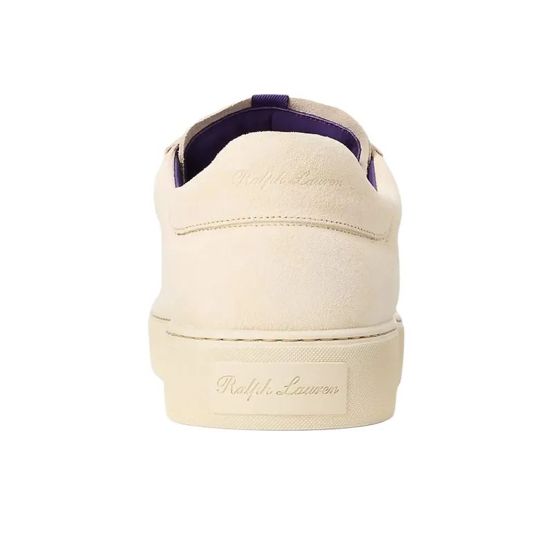 LAUREN RALPH LAUREN Severn Low-Top Skateboard Shoes Men's Beige-4