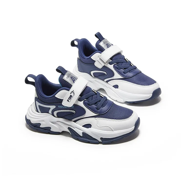 7 PE Anti Slip And Wear Resistant Rebound Lightweight Cushioning Low Top Kids' Running Shoes Teenagers-12