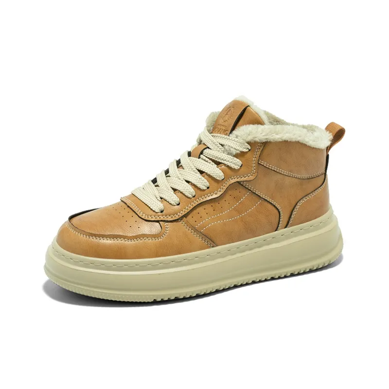 AOKANG Snow Castle Series Snow Boots Unisex Wheat Yellow-3