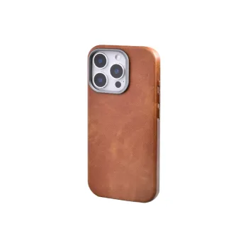 TXBX PC Leather Vintage Inspired Leather Magnetic Business Phone Case Compatible With Apple 16/15/14/13 Series