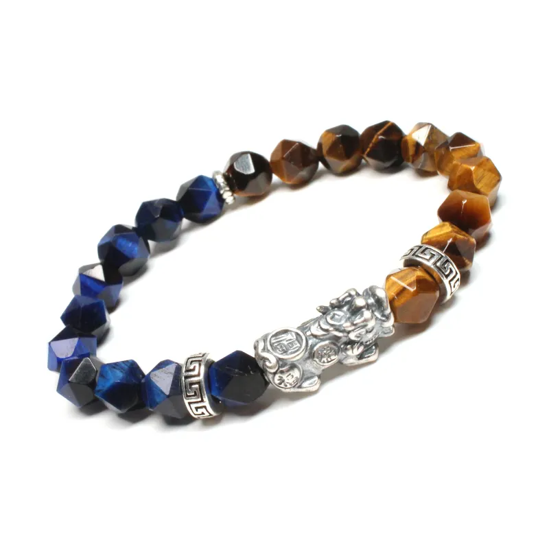 CUIJING Tiger's Eye Stone Bracelets Unisex-2