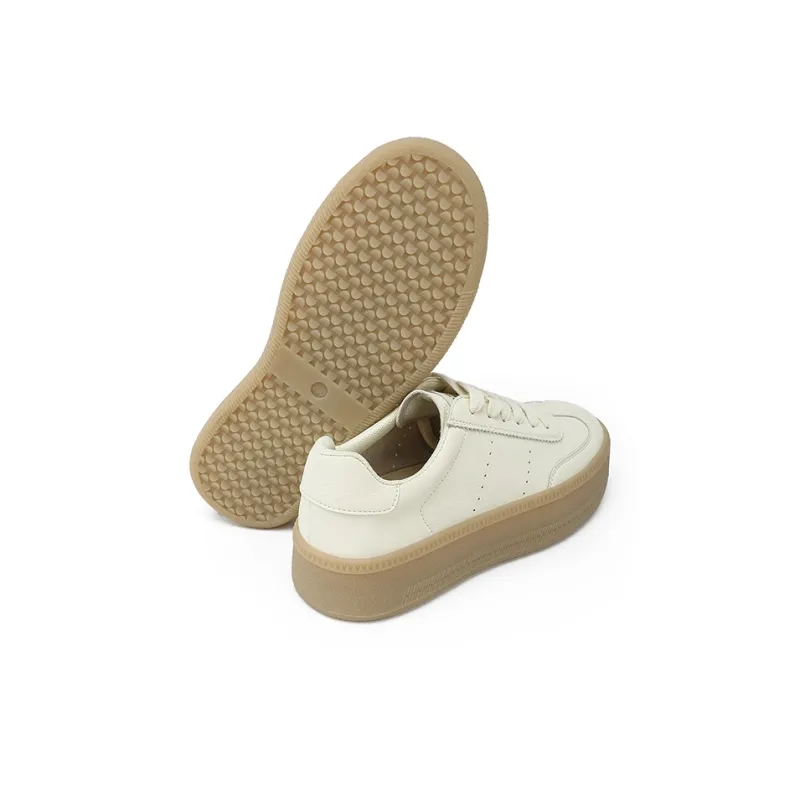UBZ Traveller Low Top Skateboard Shoes Women's Moon White-2
