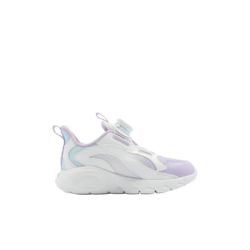 QIAODAN Anti Slip Wear Resistant Low Top Kids' Running Shoes Tulle Purple / Jordan White Children Aged 3 7 Years Old-1