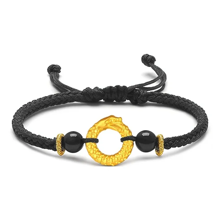 QIANCHANG Gold Bracelet Unisex-3