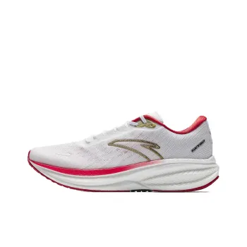 Anta Champion 3rd Gen Durable Lightweight Cushioning Low Top Long Distance Running Running Shoes Men's White Red