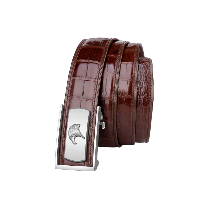 Jaylen Oos Crocodile Leather Leather Belts Men's 3.5cm/3.8cm-36