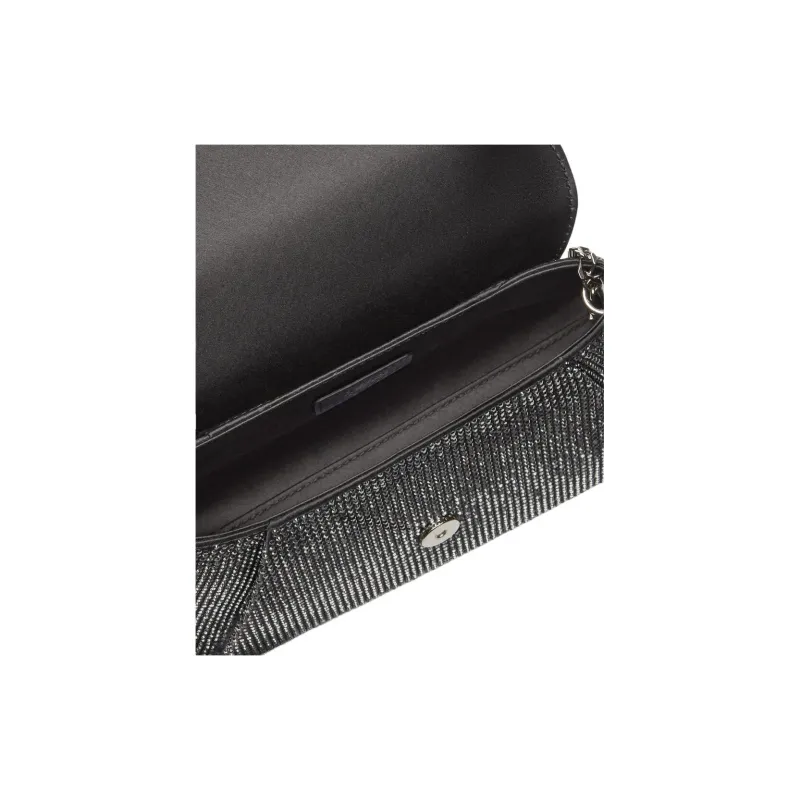 VERSACE Medusa Viscose Envelope Bag One Shoulder Crossbody Clutches Women's Black-4