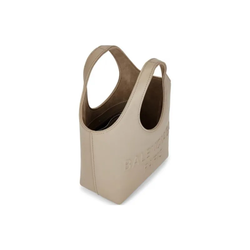 Balenciaga Mary-Kate Calfskin Tote Bag Shopping Bag Handbag Extra Small Women's Umber-3