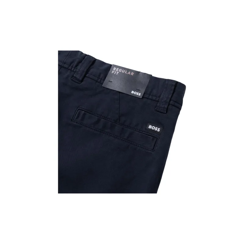 HUGO BOSS Casual Pants Men's Marine Blue-4