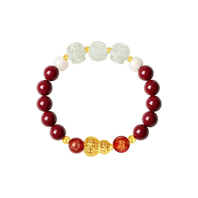 SEVEN COOK Hetian Jade Bracelets Pale Greenish White Jade Unisex-3