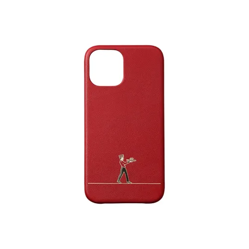 CARTIER Leather Material Easy To Use And Durable Phone Cases Compatibility With IPhone 12 And 12 Pro Quiet Luxury
