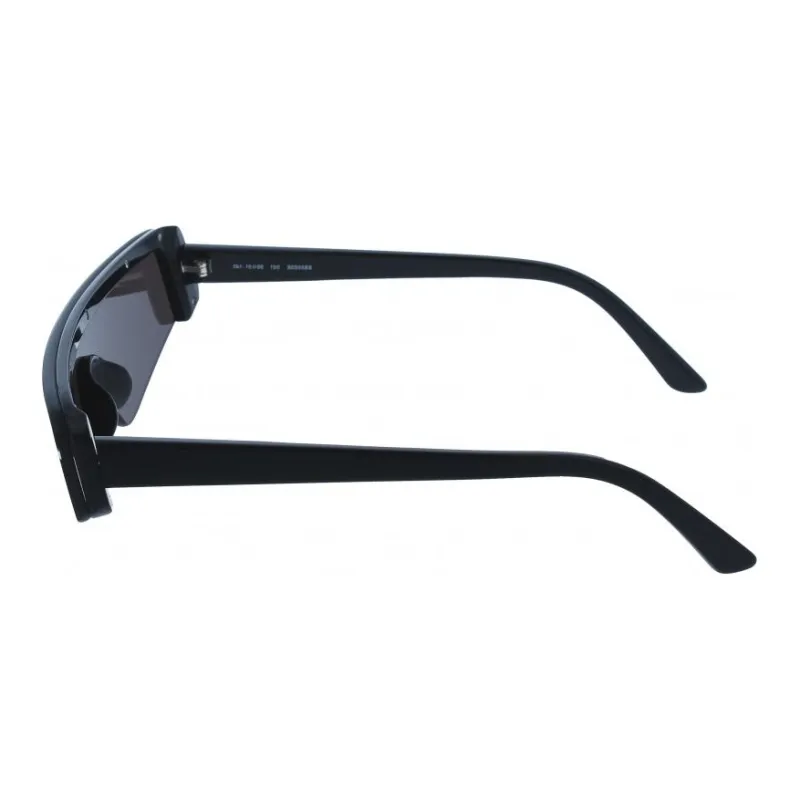 Balenciaga Acetate Irregular Shape Sunglasses Unisex Black-3