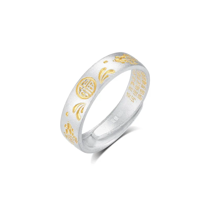 WINY 999 Fine Silver Rings Women's Silver-0