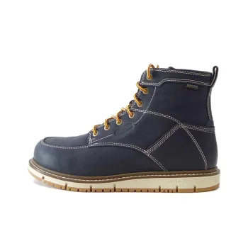 KEEN San Jose Wear-Resistant Slip-Resistant High-Top Hiking Shoes Men's Dark Blue