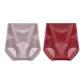 2 Pack (Group E Floral Silhouette-Red+Brown)