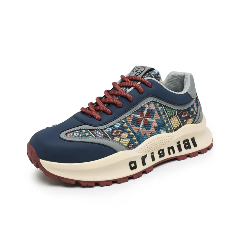SENGUIBUCK Breathable Height Increasing Low-Top Chunky Sneakers Men's-5