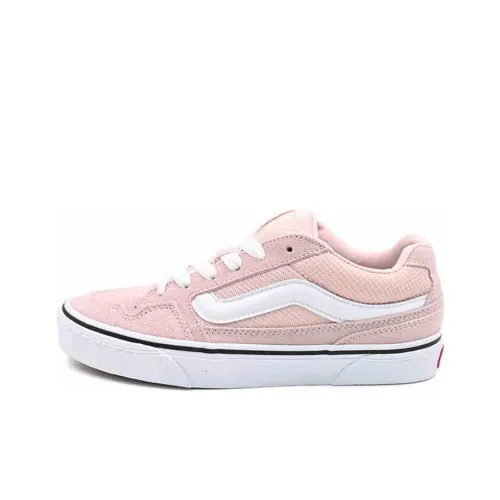 Vans Caldrone Anti-Slip Wear-Resistant Low-Top Skateboard Shoes Women's Light Pink