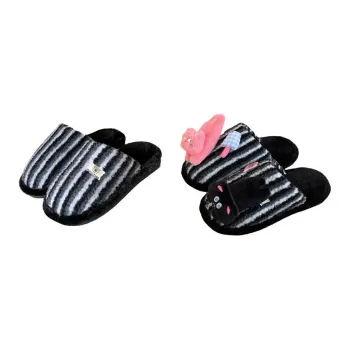 SHIGUDE Cotton Slippers Unisex Pink