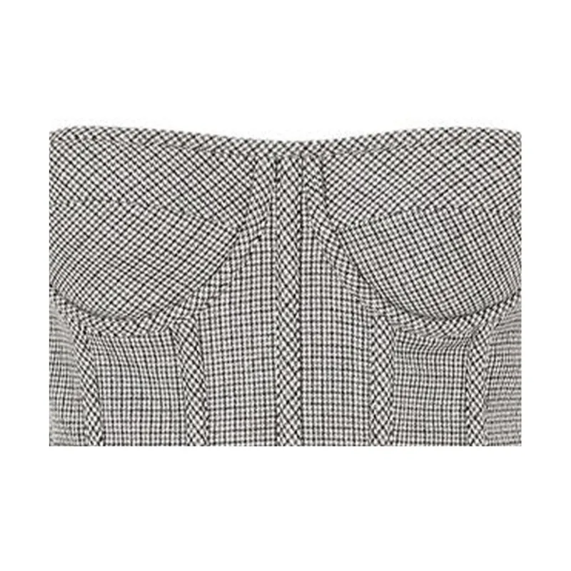 FENDI Sleeveless Dresses Women's Gray-3