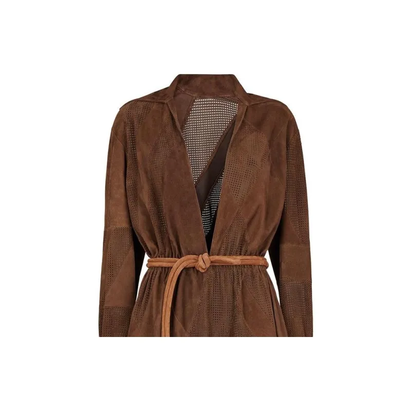 FENDI Long-Sleeved Dresses Women's Umber-2
