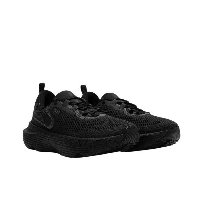 Under Armour Cushioning Lightweight Low-Top Running Shoes Men's Black-1
