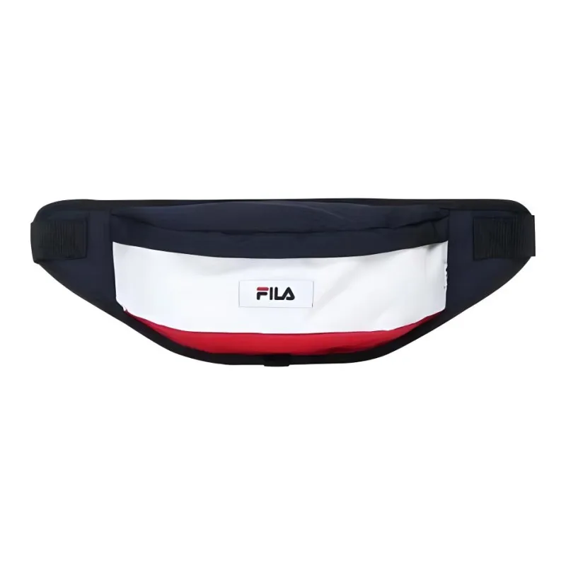 FILA Polyester One Shoulder Crossbody Fanny Pack Regular Unisex Blue/White-0