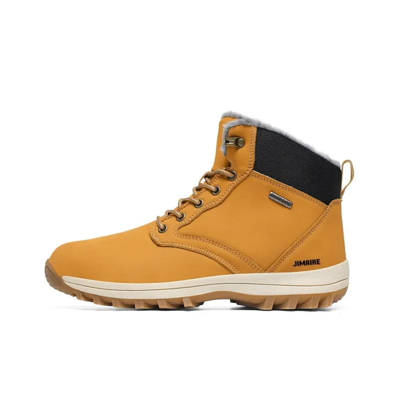 King Jinmai Warm Short Snow Boots Men's-2