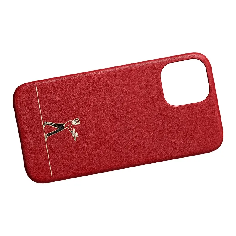 CARTIER Leather Material Easy To Use And Durable Phone Cases Compatibility With IPhone 12 And 12 Pro Quiet Luxury-2