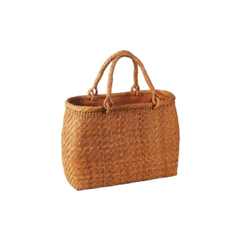 HUZISYOKUNINN Grapevine Handbag Medium Size Women's Brown