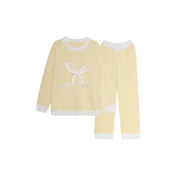 WANANNI Pajama Set Women's Custard