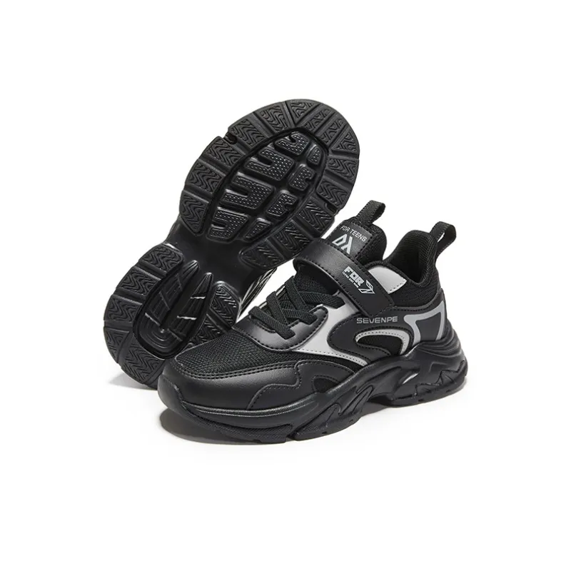 7 PE Anti Slip And Wear Resistant Rebound Lightweight Cushioning Low Top Kids' Running Shoes Teenagers-8