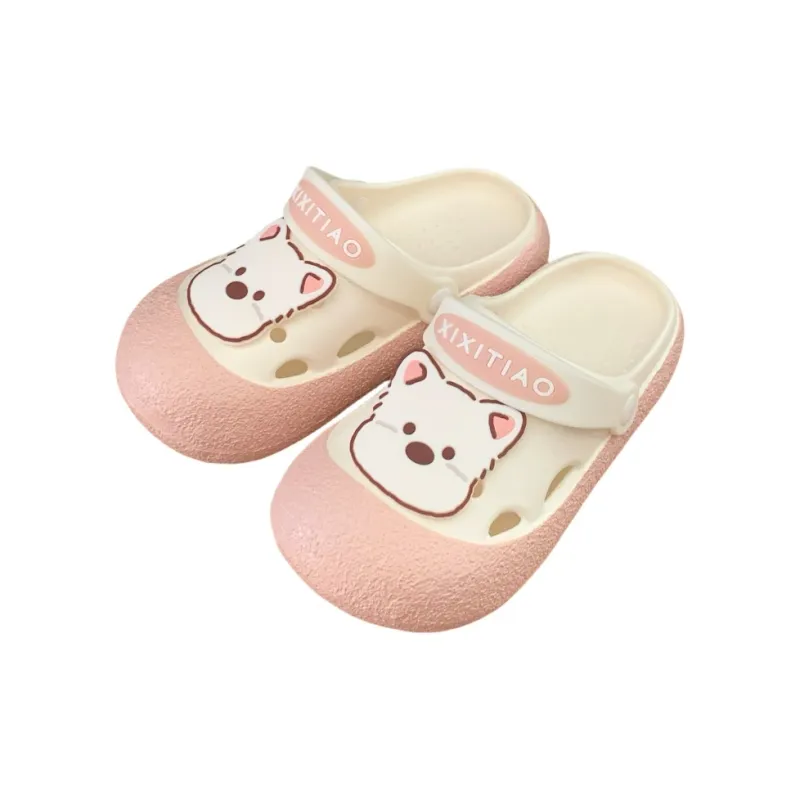 Thin Strips Slippers Women's, White Yellow-4
