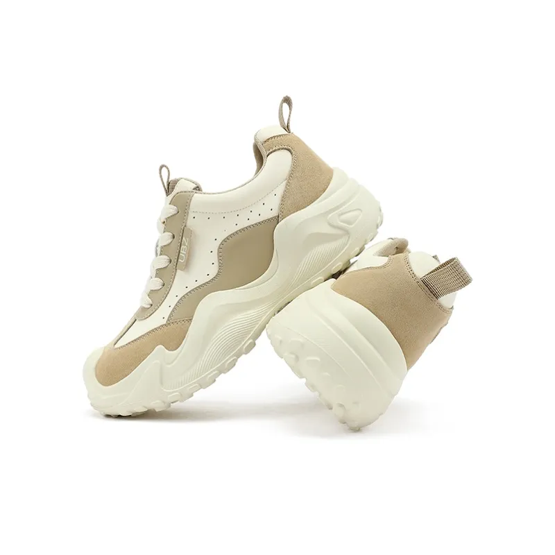UBZ Slip Resistant Low Top Chunky Sneakers Women's-4