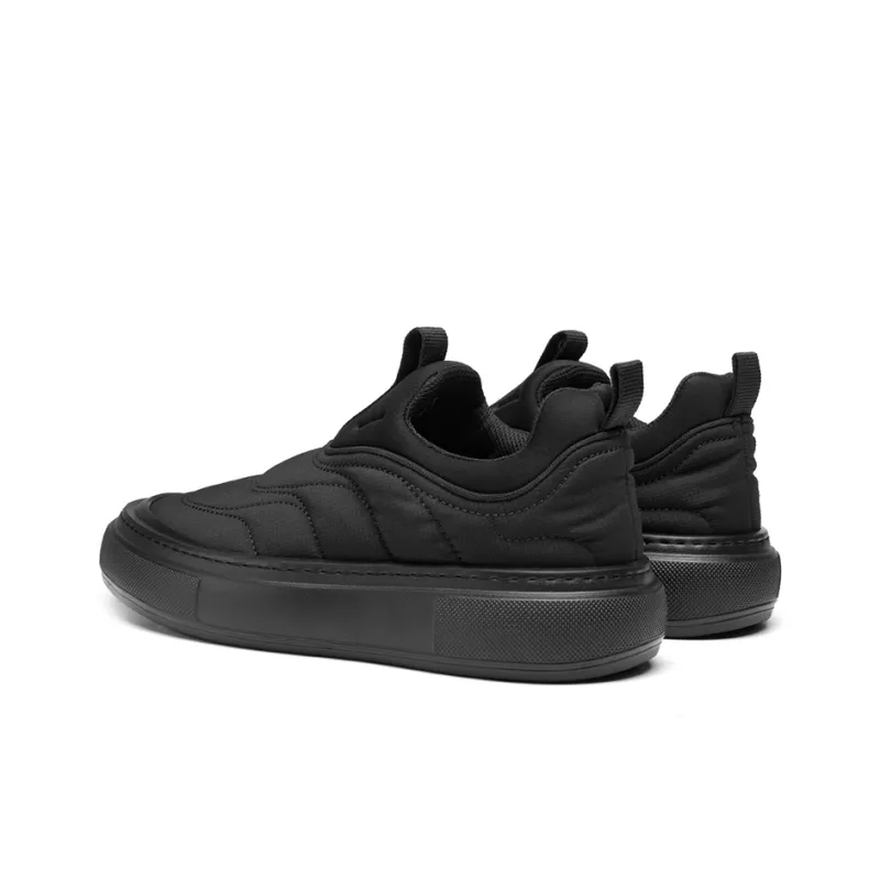 ROBERTA DI CAMERINO Slip Resistant Height Increasing Low Top Casual Shoes Men's Black-3