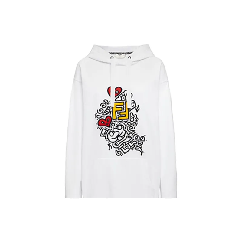 FENDI Sweatshirts Women's White-4