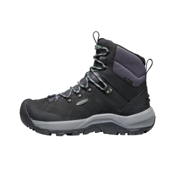 KEEN Warm Water Resistant Wear Resistant Slip Resistant Short Snow Boots Women's Black Gray Color