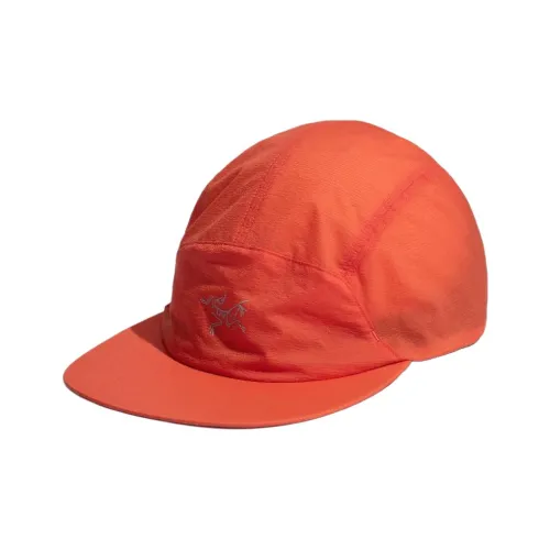 Arcteryx Nylon Baseball Caps Unisex Orange