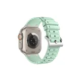 Pistachio/Thickened Zigzag Silicone Strap