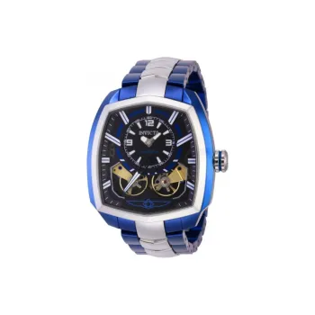 INVICTA Wrist Watch Automatic Mechanical Movement Stainless Steel Strap 48mm Black Dial Men's Watches