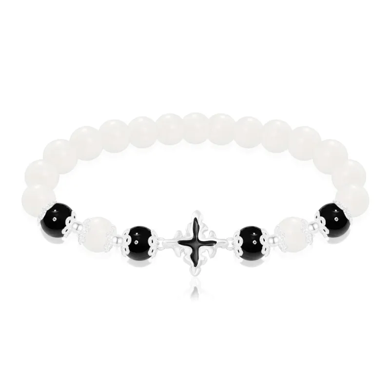 Cuz Strange Intention White Jade Bodhi Bracelets Unisex-1