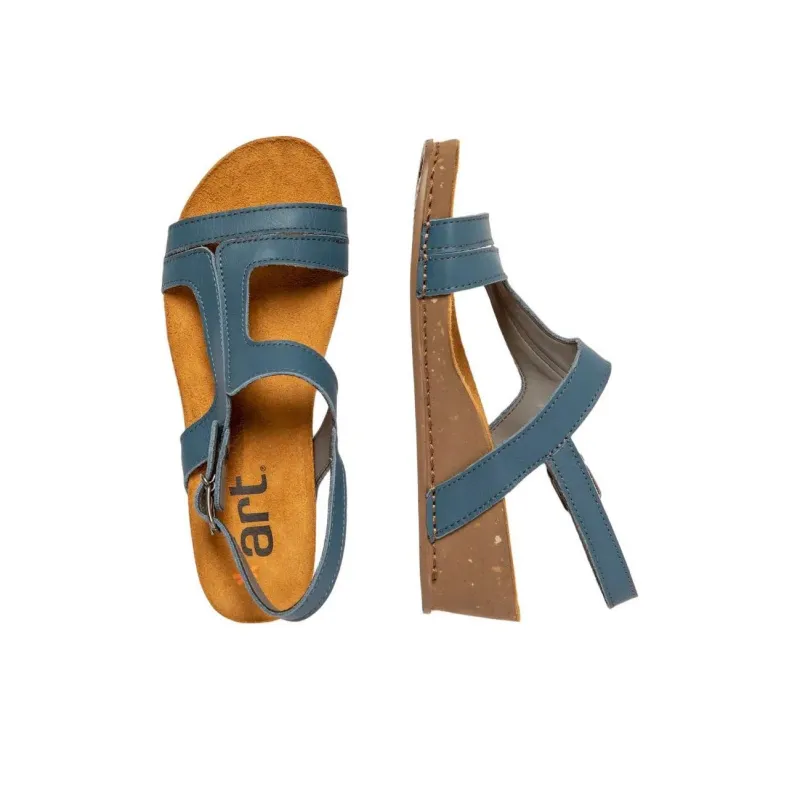 Art I LIVE Strap Sandals 4.5cm Women's Blue-2