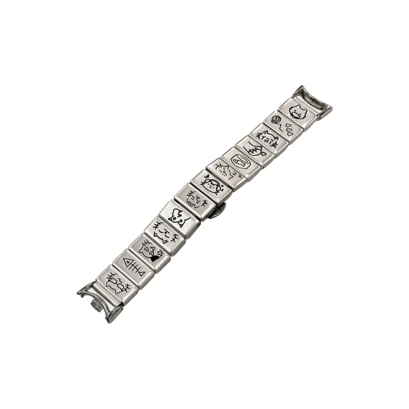 MSSM Iaomi 9/9nfc/8/8nfc/9pro/8pro/Red Beige Watch5/4 Xiaomi Compatibility Watch Band 170mm Mi9 Metal-3