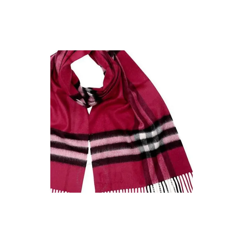 Burberry Cashmere Knit Scarves Women's Pink-1