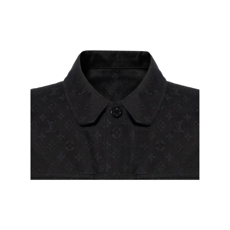 LOUIS VUITTON Jacket Men's Black-4