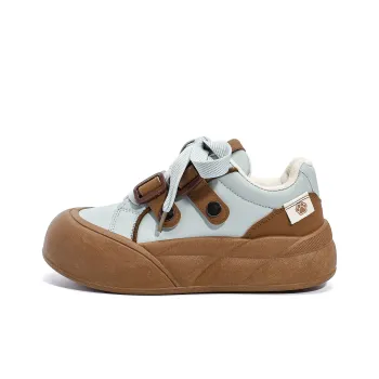 Dafu Leaps Forward Warm Wear Resistant Lightweight Low Top Skateboard Shoes Women's Multicolor