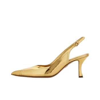 FERRAGAMO Slim Heel High Heels 7cm Women's Gold