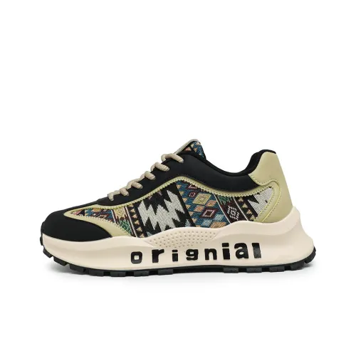 SENGUIBUCK Breathable Height Increasing Low Top Chunky Sneakers Men's